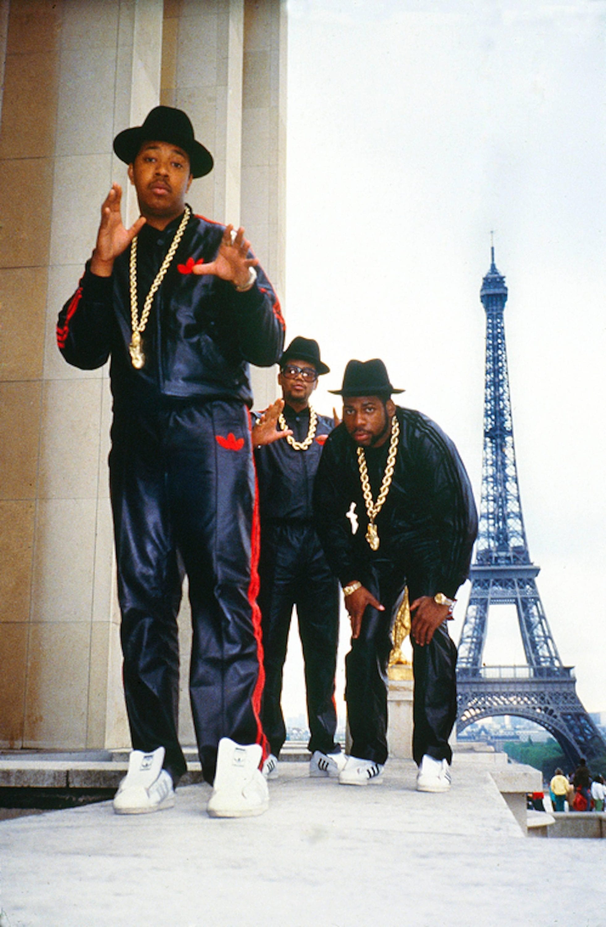 Run DMC in Paris door Ricky Powell